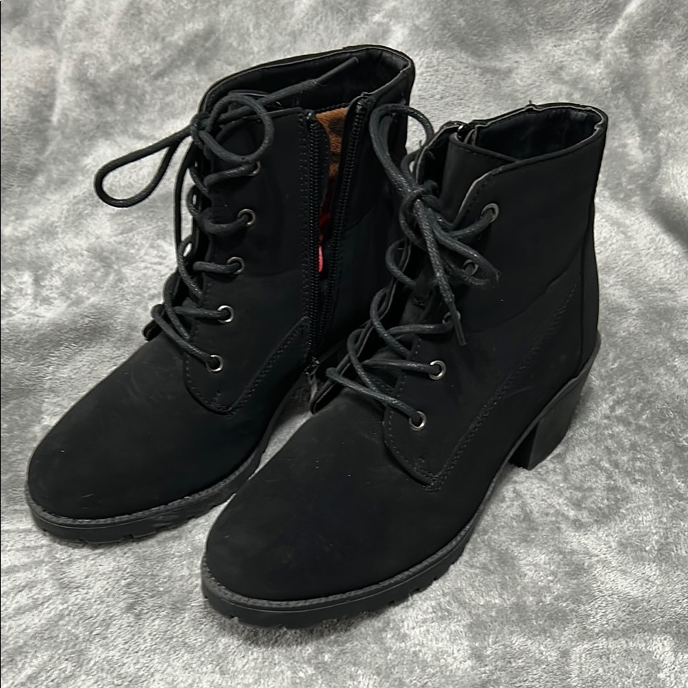 Women's ID Required Black Suede Boots
